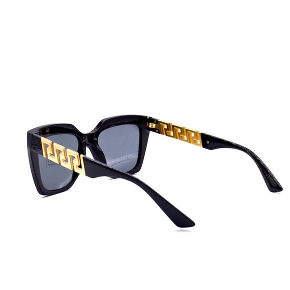NEW VERSACE VE4418 GB1/87 BLACK DARK GREY LENS AUTHENTIC SUNGLASSES - Picture 6 of 9